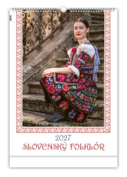 Kalendár nástenný Slovenský folklór