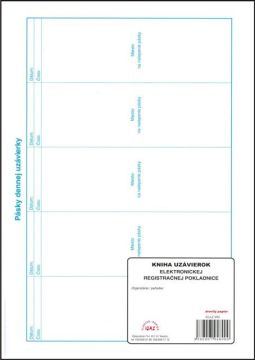 Kniha uzávierok elektronickej registračnej pokladnice