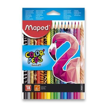 Pastelky MAPED Color´Peps/18 trojhr.