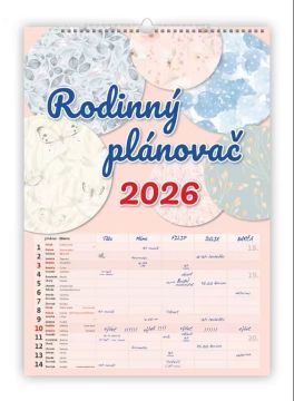 Kalendár nástenný Rodinný plánovač