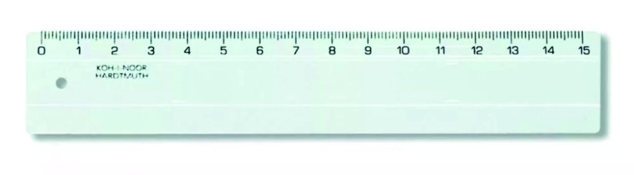 Pravítko 15 cm