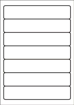 Etikety na zakladače 190x38 mm