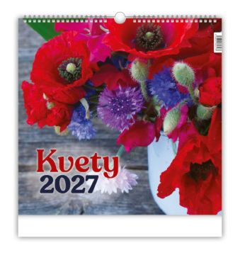 Kalendár nástenný Kvety