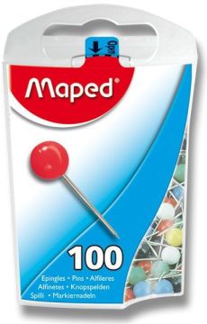 Pripináčiky MAPED s guličkou/100