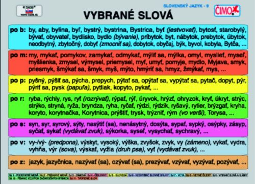 Vybrané slová