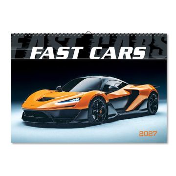 Kalendár nástenný Fast cars