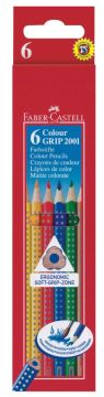 Pastelky FABER-CASTELL Grip 2001/6