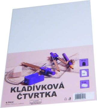 Kladivkový papier blok A3 250g 10 listov