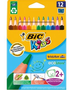 Pastelky BIC Evolution/12 nelámavé