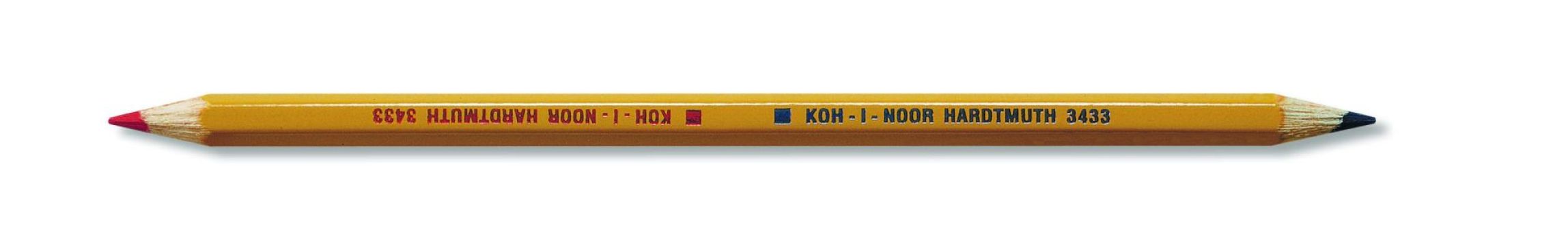 Ceruzka Koh-i-noor 3433 červeno-modrá