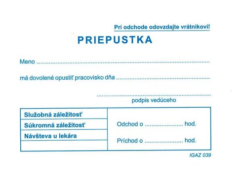 Priepustka