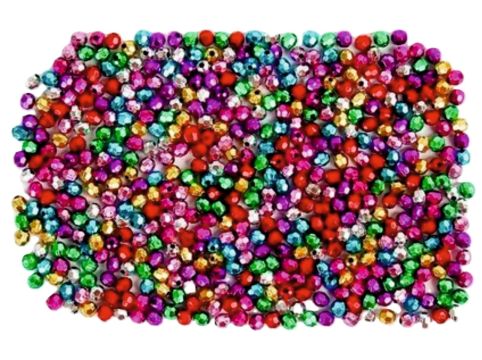 Koráliky akrylové metalické mix 40g