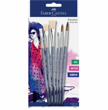 Štetce FABER-CASTELL Pinselset/6