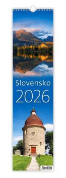 Kalendár nástenný Slovensko - úzky