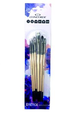 Štetce sada Concorde Natural nylon/6