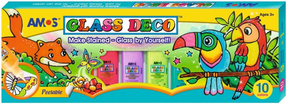 Farby na sklo AMOS 22ml/9