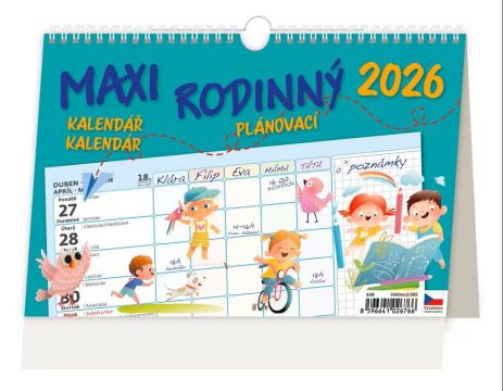 Kalendár Maxi rodinný plánovací