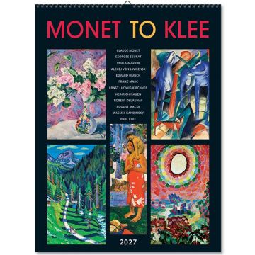 Kalendár nástenný Monet to Klee