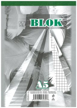 Blok A5 15055 štvorčekový