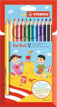 Pastelky STABILO Trio thick/12