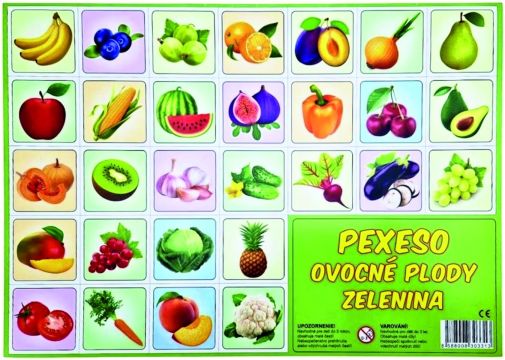 Pexeso Ovocie a zelenina