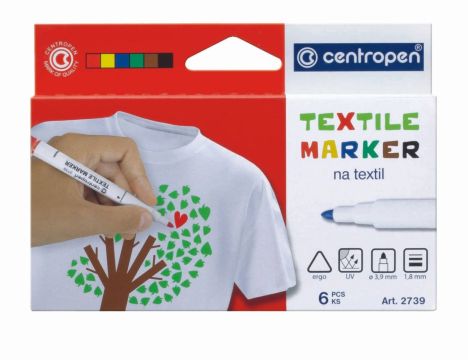 Značkovač CENTROPEN 2739/6 textil