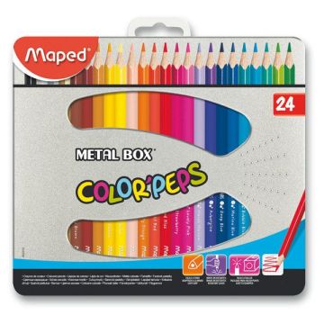 Pastelky MAPED Color´Peps/24 v krab.