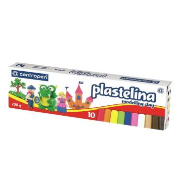 Plastelina Centropen 200g/10
