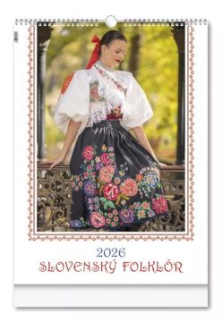 Kalendár nástenný Slovenský folklór