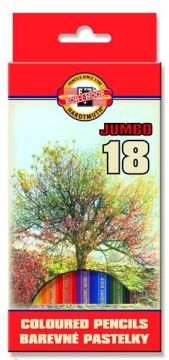 Pastelky Koh-i-noor 3383/18 Jumbo