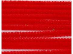 Drôt žinilkový 6 mm červený/15