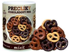 Praclíky mix 250 g V čokoláde