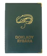 Obal na osobné doklady rybára zelený