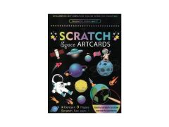 Kresba škrabacia 14x19cm Space