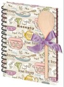 Zošit A5 Kniha na recepty so špirálou Home Kitchen