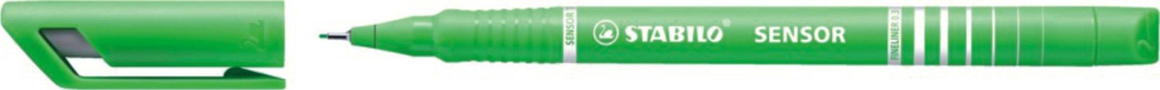 Liner STABILO SENSOR fine zelený svetlý