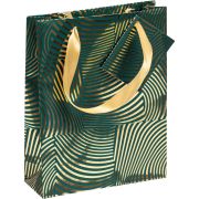 Taška ozdobná Clairefontaine Gold Green premium 17x6x22 cm