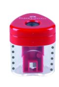 Strúhadlo FABER-CASTELL Grip mini standard červené