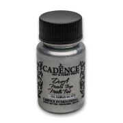 Akryl farba CADENCE Dora Metallic 50ml strieborná