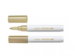 Značkovač PILOT PINTOR F 1.0 mm zlatý