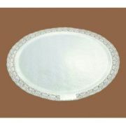 Tortový podnos kruh 23cm biely