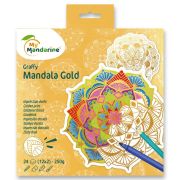 Omaľovánka AVM Graffy Mandala Gold
