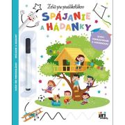 Omaľovánka náučná Spájanie a hádanky