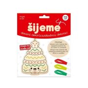 Sada kreatívna - ARGUS Šijeme drevenú dekoráciu Stromček