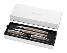 Sada pero guľôčkové + plniace PELIKAN Jazz béžové