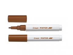 Značkovač PILOT PINTOR F 1.0 mm hnedý