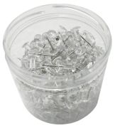 Pripináčiky PUSH PIN transparentné /200ks
