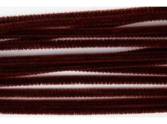 Drôt žinilkový 6 mm hnedý/15