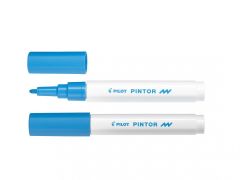 Značkovač PILOT PINTOR F 1.0 mm modrý sv.