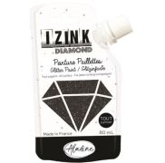 Farba diamantová Aladine IZINK 80ml čierna